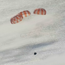 Artemis II: cápsula pousa na Terra; veja detalhes do retorno - Reprodução Nasa