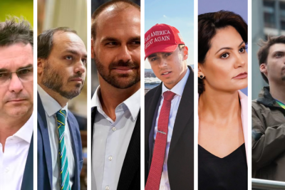 Dados da consultoria Nexus indicam que o embate entre Nikolas Ferreira e Eduardo Bolsonaro ultrapassou 500 mil interações nas redes sociais,
 -  (crédito: REPRODUÇÃO)