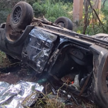 Jovem morre ao perder controle e cair de ponte na BR-262, em MG - PRF/Reprodução