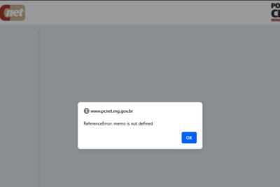 PCNET tem apresentado instabilidade recorrentes e que, segundo sindicato, tem incomodado servidores de segurança -  (crédito: Redes sociais / Reprodução)