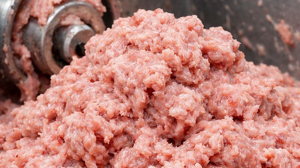 A carne mecanicamente separada (CMS) resulta em uma massa de consist&ecirc;ncia uniforme, ingrediente comum na ind&uacute;stria aliment&iacute;cia. -  (crédito: IA/Chatgpt)