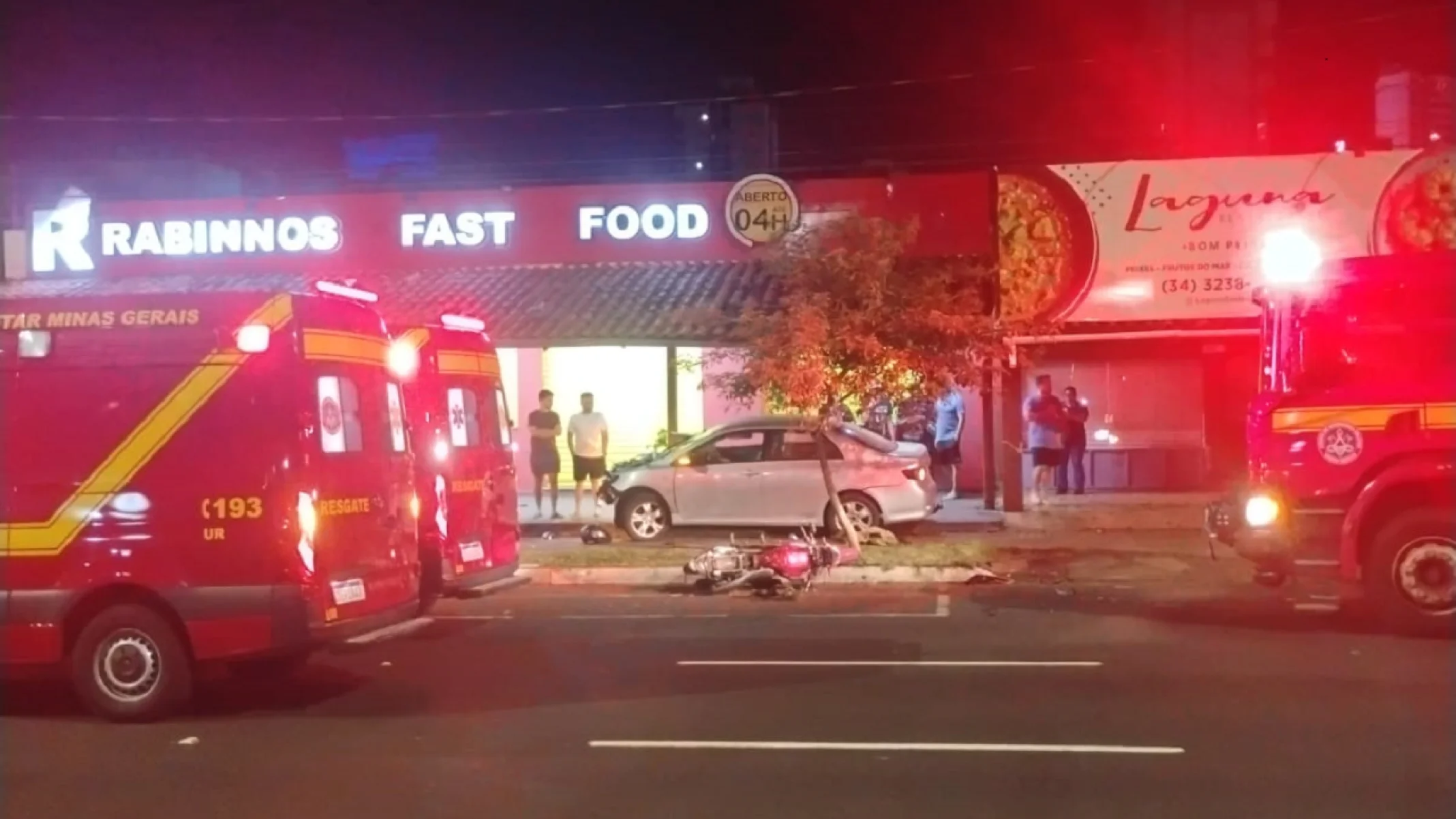 Homem embriagado foi preso ap&oacute;s o acidente que matou mulher de 57 anos em Uberl&acirc;ndia; Pol&iacute;cia Civil investiga caso como homic&iacute;dio doloso -  (crédito: Rede de Noticias)