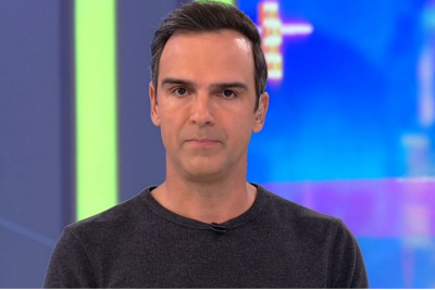 Tadeu Schmidt assumiu o comando do 'BBB' em 2022, substituindo Tiago Leifert -  (crédito: Globo/Reprodução)