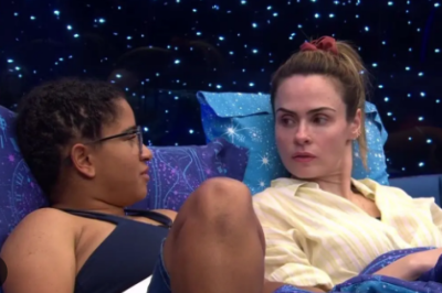 Milena e Ana Paula, aliadas desde o início do jogo, passaram a ter desavenças na reta final  -  (crédito: Globo/Reprodução)