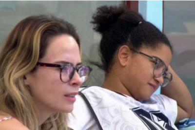 Ana Paula Renault deu um emoji de 'coração partido' para Milena, que foi tirar satisfações com a sister  -  (crédito: Globo/Reprodução)