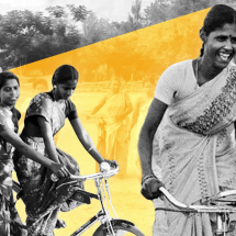 Como a bicicleta ajudou mulheres indianas a ler, escrever e ter uma vida melhor - Arivoli Iyakkam