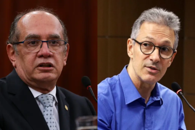 Ministro do STF enviou notícia-crime a Alexandre de Moraes e pediu a inclusão de Zema no inquérito das fake news -  (crédito: Marcelo Camargo/Agêcia Brasil/Gil Leonardi/Imprensa MG)