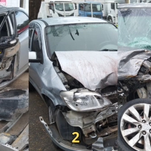 Grave acidente entre 3 carros deixa diversos feridos na BR-116 em MG - PRF/Reprodução