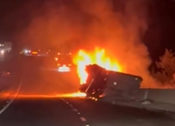 De acordo com a Polícia Rodoviária Federal, o congestionamento chega a cerca de 31 quilômetros -  (crédito: Redes Sociais/Reprodução)