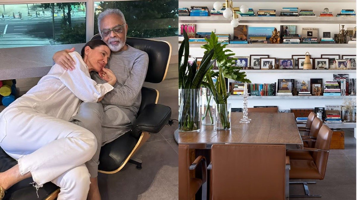Gilberto Gil coloca a venda seu refúgio de frente para o mar em Copacabana - Andr&eacute; Nazareth/Reprodu&ccedil;&atilde;o/Instagram/@marciaemanumullerarq 