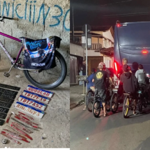 BH: adolescentes furtam peças de ônibus e postam "troféus" na internet - Redes Sociais/Reprodução