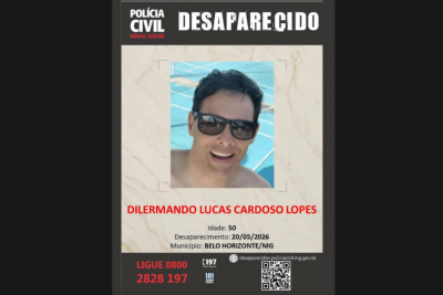 O corpo do servidor da PBH foi localizado por volta das 18h35, na Rua Ceará -  (crédito: PCMG/Reprodução)