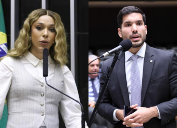 Após ser chamada de 'humilhada' pelo parlamentar, Erika afirmou que 'humilhante' foi ele 'se tornar deputado ensinando na internet a fazer depilação íntima' -  (crédito: Kayo Magalhães / Câmara dos Deputados)