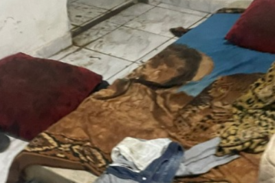 Suspeita confessa ter colocado fogo em homem após discussão no Alto Paranaíba -  (crédito: PMMG/Reprodução)