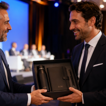 Empresas usam brindes para valorizar palestrantes em eventos - DINO