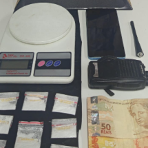 Delivery: homem é preso ao usar motocicleta para distribuir cocaína em MG - PMMG/Reprodução