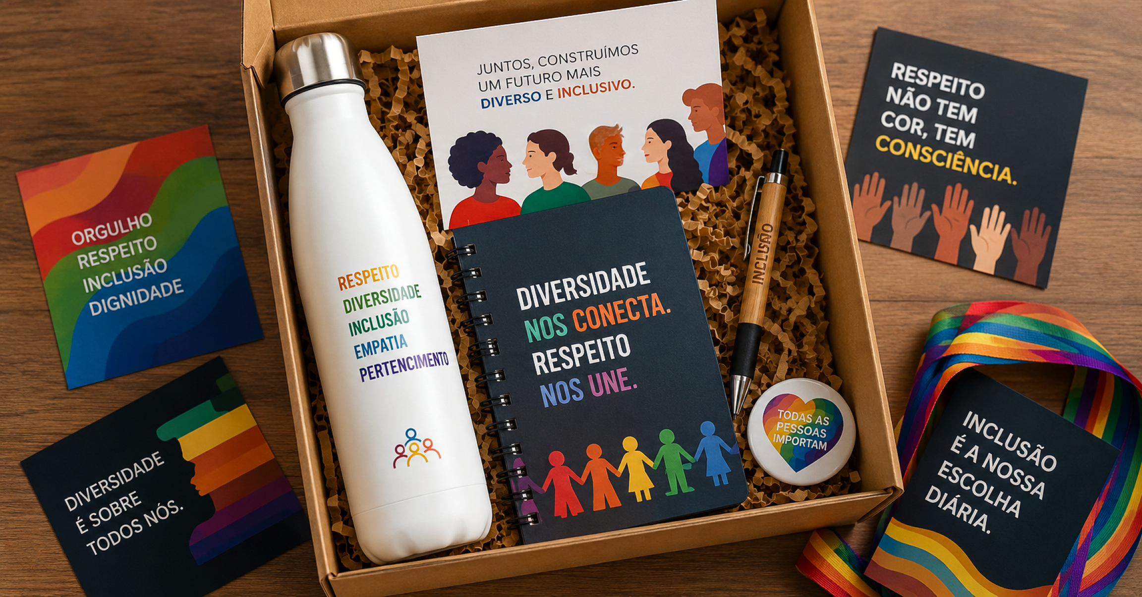 Empresas usam brindes em ações de diversidade - DINO