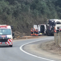 BR-381 é liberada depois de 26 horas - Redes Sociais/Reprodução