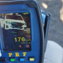 PRF flagra quase 130 veículos acima da velocidade em menos de duas horas - PRF/Reprodução