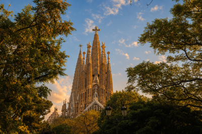 Após 144 anos, finalmente, as obras na Catedral da Sagrada Família, em Barcelona, são finalizadas -  (crédito: Carlos Altman/EM)