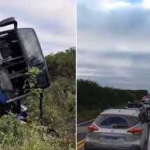 Acidente de ônibus com equipe de basquete deixa sete mortos no Ceará - Redes sociais/Reprodução
