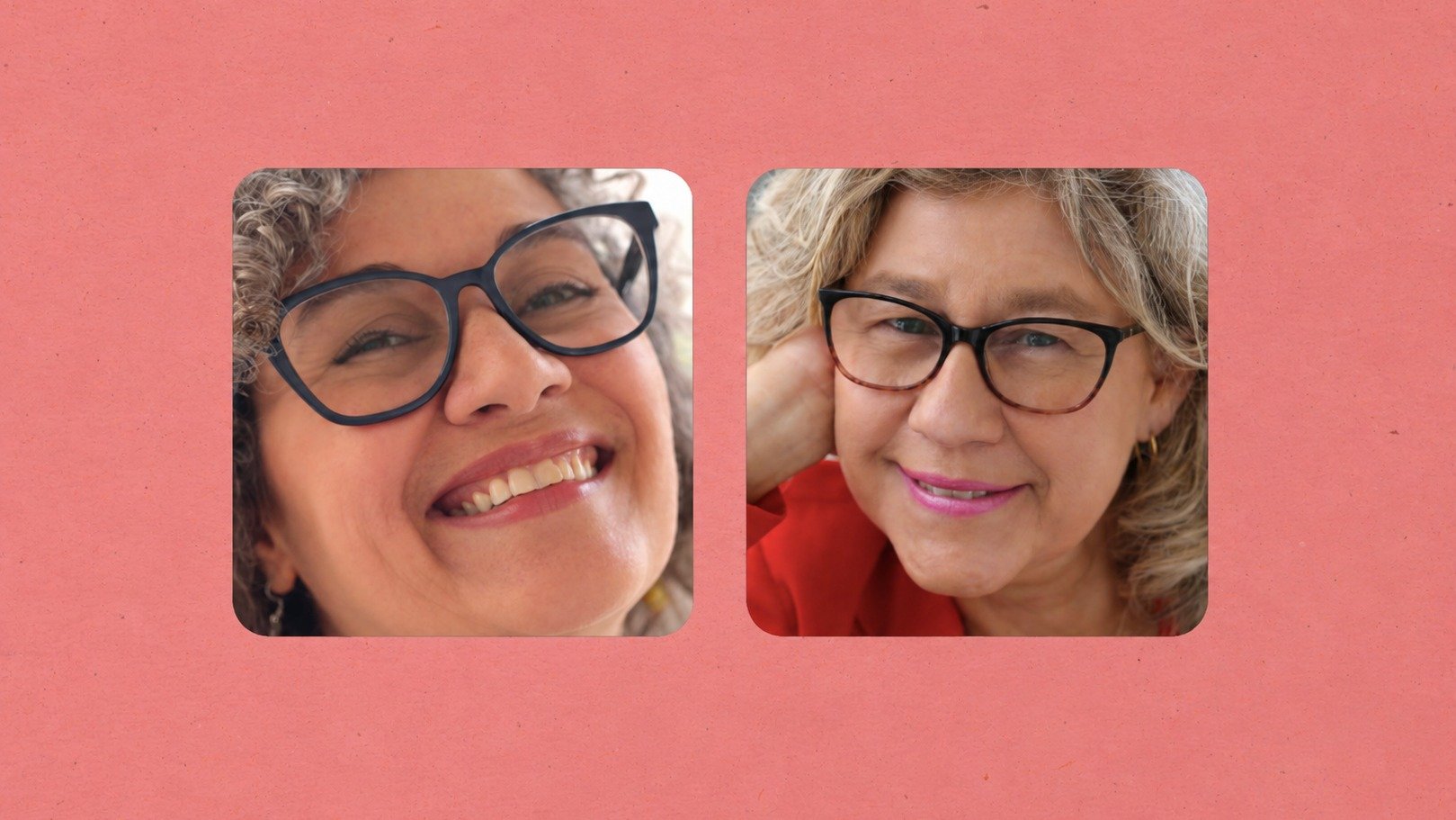 As poetas Adriane Garcia e Tha&iacute;s Guimar&atilde;es, convidadas do S&aacute;bados Feministas, que abordam as &ldquo;Po&eacute;ticas do envelhecimento&rdquo;. -  (crédito: AML/Reprodu&ccedil;&atilde;o)