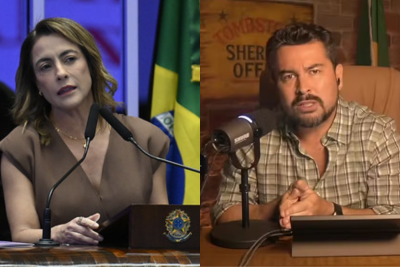 Senadora aciona PGR após declaração do blogueiro sobre comportamento eleitoral das mulheres
 -  (crédito: Andressa Anholete/Agência Senado e Redes Sociais/Reprodução )
