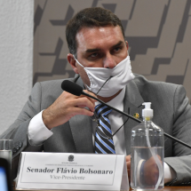 Filme expõe contradição dos discursos de Flávio na CPI da COVID e campanha - Leopoldo Silva/Agência Senado