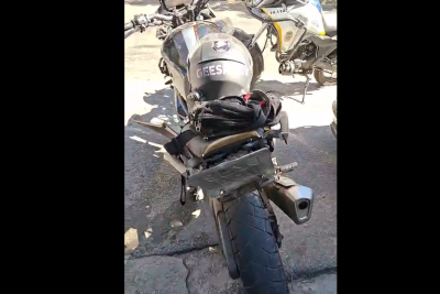 Fuga termina com adolescente apreendido e moto furtada recuperada na capital mineira -  (crédito: Guarda Civil Municipal/Reprodução)