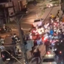 Vídeo: motociata homenageia jovem morto em acidente no Barreiro, em BH - Redes Sociais/Reprodução
