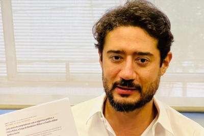 Gabriel Azevedo diz que partido está preparado para concorrer sem alianças, mas mantém diálogo com 17 legendas  -  (crédito: Edesio Ferreira/EM/D.A Press)