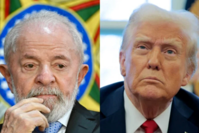 A reação do governo Lula ao novo tarifaço de Trump: 'Seguiremos sem viralatice' -  (crédito: Reprodução Instagram/Eduardo Bolsonaro)