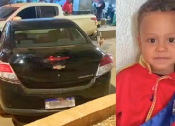 A criança de 3 anos morreu após ser atropelada na Avenida dos Navegantes, no Bairro Balneário Água Limpa, em Nova Lima -  (crédito: Redes Sociais/Reprodução)