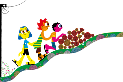 As duas obras são ilustradas por Cheyenne Olivier, ilustradora francesa especializada em livros infantis -  (crédito: Companhia das Letrinhas)