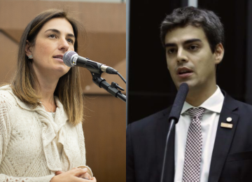 Fernanda Altoé e Mitraud disputam vaga de vice de Mateus Simões
 -  (crédito: Abraão Bruck/CMBH e Bruno Spada/Câmara dos Deputados)
