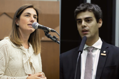 Fernanda Altoé e Mitraud disputam vaga de vice de Mateus Simões
 -  (crédito: Abraão Bruck/CMBH e Bruno Spada/Câmara dos Deputados)