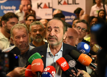 PDT aprovou por unanimidade, neste domingo (26/7), a candidatura do ex-prefeito de BH Alexandre Kalil ao governo de Minas
 -  (crédito: Gladyston Rodrigues/EM/D.A Press)