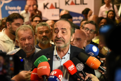 PDT aprovou por unanimidade, neste domingo (26/7), a candidatura do ex-prefeito de BH Alexandre Kalil ao governo de Minas
 -  (crédito: Gladyston Rodrigues/EM/D.A Press)