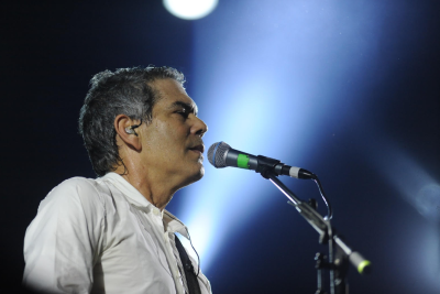 Dado Villa-Lobos interpretou clássicos da Legião Urbana ao lado de André Frateschi -  (crédito: Alexandre Guzanshe/EM/D.A. Press)