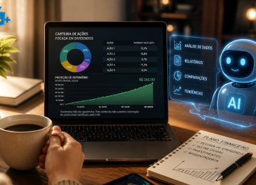 Descubra como a inteligência artificial pode ajudar nos investimentos, seus limites e os cuidados antes de seguir recomendações da IA na bolsa. -  (crédito: Reprodução Educando seu Bolso)