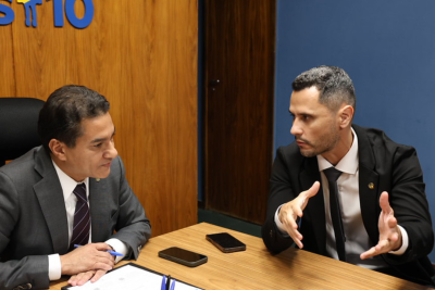 Marcos Pereira disse que a situação do senador Cleitinho Azevedo (Republicanos) é 'página virada' -  (crédito: Júlio Dutra/Republicanos)