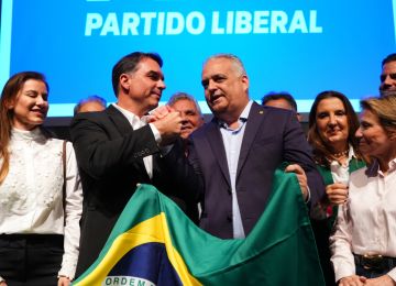 A escolha de Alfredo Gaspar põe fim a semanas de especulações em torno da vaga de vice -  (crédito: Vittor Sales/Divulgação Campanha)