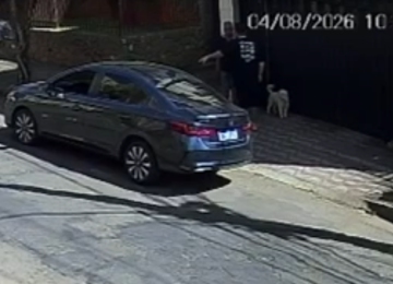 Idoso agredido por motorista de Honda City -  (crédito: Reprodução/Redes Sociais)