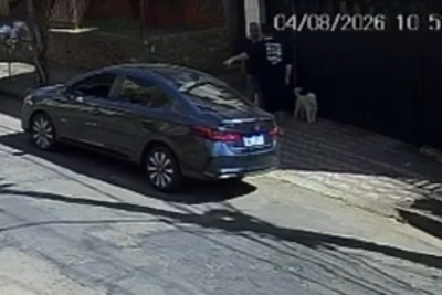 Idoso agredido por motorista de Honda City -  (crédito: Reprodução/Redes Sociais)