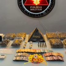 MG: apreensões de drogas causam prejuízo de R$ 13 mil ao tráfico