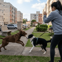 Condomínio deve indenizar moradora que teve pet atacado por cão de rua - Google Gemini/Imagem ilustrativa