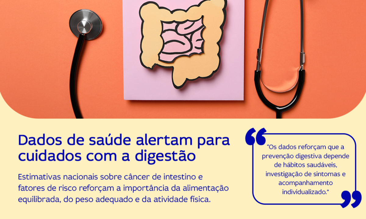 Dados alertam para riscos à saúde digestiva
- (crédito: DINO)