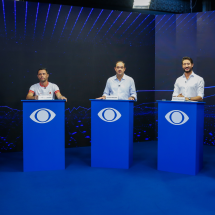 Troca de farpas entre Gabriel e Kalil marcam primeiro debate em Minas - Júnia Garrido/Band Minas