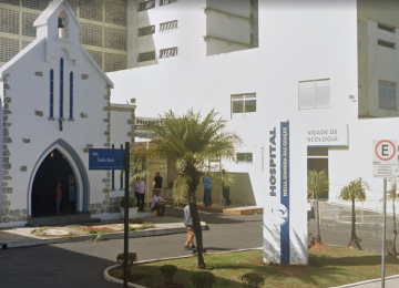 Incêndio atinge CTI e UTI do Hospital Nossa Senhora das Dores, em Sete Lagoas -  (crédito: Reprodução/Google)
