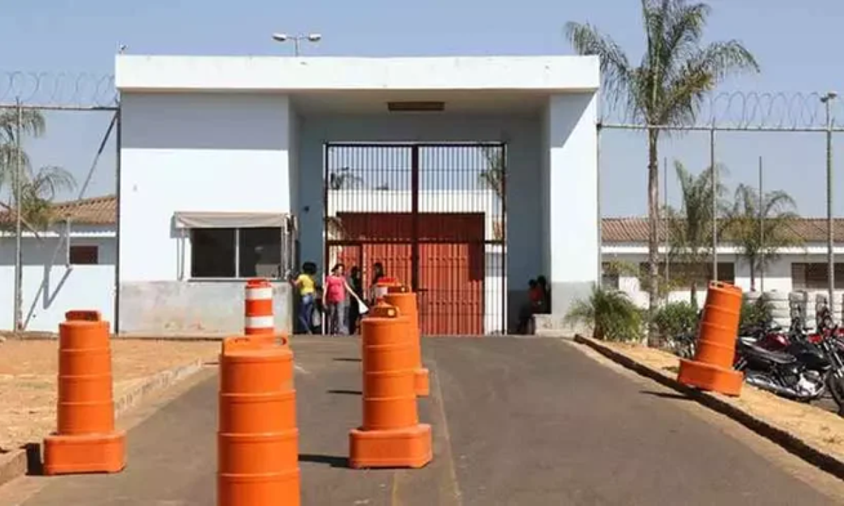 Entrada da Penitenciária Professor Aluízio Ignácio de Oliveira - (crédito: Jairo Chagas/Divulgação)